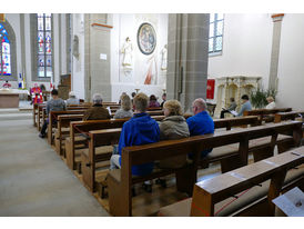 Bonifatiusandacht mit Weihbischof Prof. Dr. Karlheinz Diez in St. Crescentius (Foto: Karl-Franz Thiede)